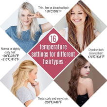 Load image into Gallery viewer, Enhanced Hair Straightener Brush by MiroPure, 2-in-1 Ionic Straightening Brush with Anti-Scald Feature, Auto Temperature Lock & Auto-Off Function (Black)