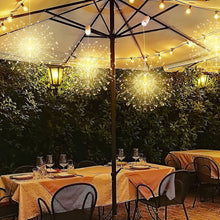 Load image into Gallery viewer, Starburst String Lights Christmas Lights, 225 LED 8 Modes Dimmable with Remote Control, Waterproof Copper Wire Decorative Hanging Starburst Lights for Party Patio Garden Decoration
